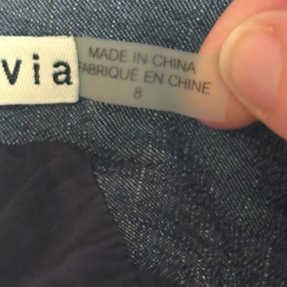 Alice & Olivia Long Sleeve Romper - Size 8 - Blue - Like New - Picture 8 of 16